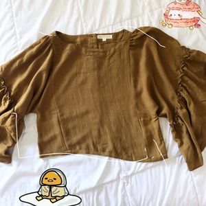Grade and Gather Burnt Orange Blouse